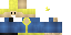Minecraft skin texture, 64x32 legacy pixels