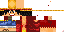 Minecraft skin texture, 64x32 legacy pixels
