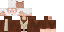 Minecraft skin texture, 64x32 legacy pixels