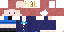 Minecraft skin texture, 64x32 legacy pixels