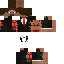Minecraft skin texture, 64x64 pixels