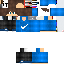 Minecraft skin texture, 64x64 pixels