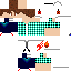 Minecraft skin texture, 64x64 pixels