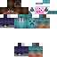 Minecraft skin texture, 64x64 pixels