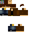 Minecraft skin texture, 64x64 pixels