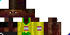 Minecraft skin texture, 64x32 legacy pixels