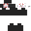 Gray Minecraft skin texture, 64x64 pixels
