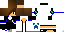 Minecraft skin texture, 64x32 legacy pixels