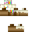 Minecraft skin texture, 64x64 pixels