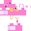 Minecraft skin texture, 64x64 pixels