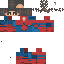 Minecraft skin texture, 64x64 pixels