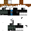 Minecraft skin texture, 64x64 pixels
