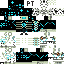 Minecraft skin texture, 64x64 pixels