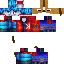 Minecraft skin texture, 64x64 pixels