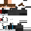 Minecraft skin texture, 64x64 pixels