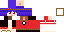Minecraft skin texture, 64x32 legacy pixels