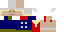 Minecraft skin texture, 64x32 legacy pixels