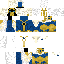Minecraft skin texture, 64x64 pixels