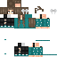 Minecraft skin texture, 64x64 pixels