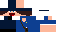 Minecraft skin texture, 64x32 legacy pixels