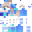 Minecraft skin texture, 64x64 pixels