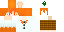 Minecraft skin texture, 64x32 legacy pixels