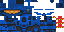 Minecraft skin texture, 64x32 legacy pixels