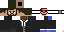 Minecraft skin texture, 64x32 legacy pixels