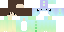 Minecraft skin texture, 64x32 legacy pixels