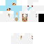 Minecraft skin texture, 64x64 pixels