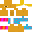 Minecraft skin texture, 64x64 pixels