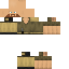 Minecraft skin texture, 64x64 pixels