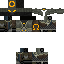 Minecraft skin texture, 64x64 pixels