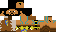 Minecraft skin texture, 64x32 legacy pixels