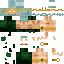 Minecraft skin texture, 64x64 pixels