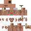 Minecraft skin texture, 64x64 pixels