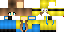 Minecraft skin texture, 64x32 legacy pixels
