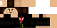Minecraft skin texture, 64x32 legacy pixels