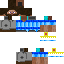 Minecraft skin texture, 64x64 pixels