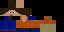 Minecraft skin texture, 64x32 legacy pixels