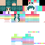 Minecraft skin texture, 64x64 pixels