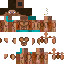 Minecraft skin texture, 64x64 pixels