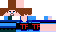 Minecraft skin texture, 64x32 legacy pixels