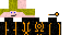 Minecraft skin texture, 64x32 legacy pixels