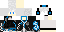 Minecraft skin texture, 64x32 legacy pixels