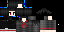 Minecraft skin texture, 64x32 legacy pixels