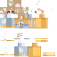 Minecraft skin texture, 64x64 pixels