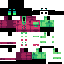 Minecraft skin texture, 64x64 pixels