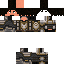 Minecraft skin texture, 64x64 pixels