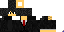 Minecraft skin texture, 64x32 legacy pixels